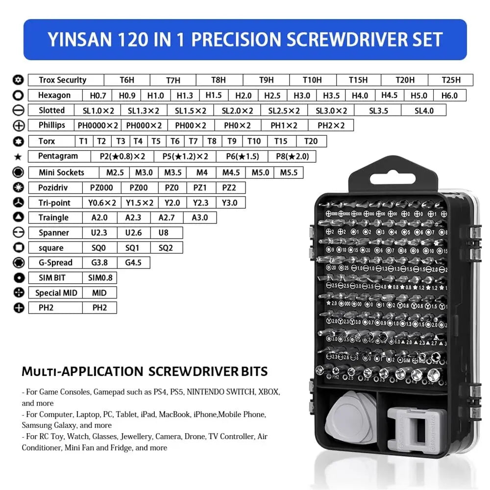 115-in-1 Precision Screwdriver Set