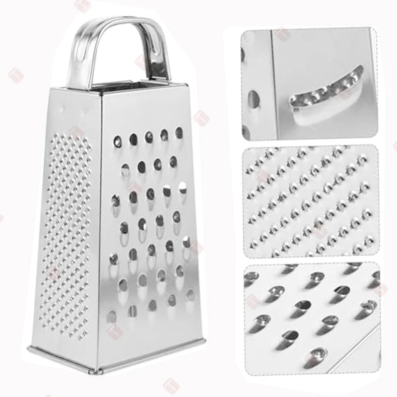 Multifunctional 4-Sided Stainless Steel Box Grater