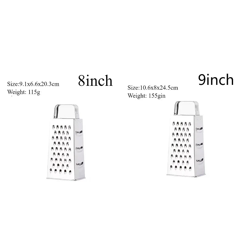 Multifunctional 4-Sided Stainless Steel Box Grater