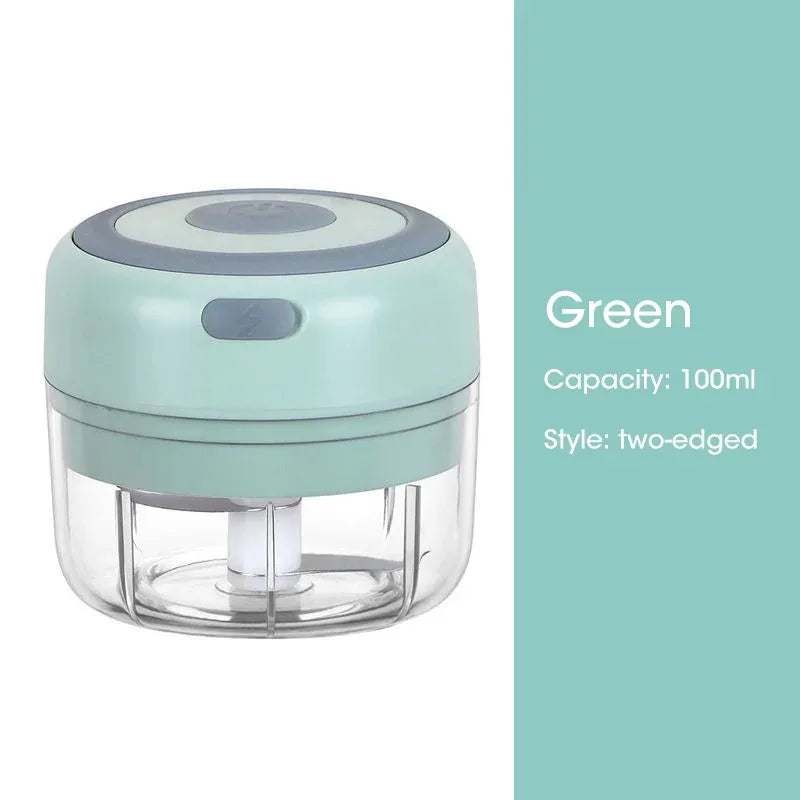 Mini Wireless Electric Garlic Crusher & Portable Chopper