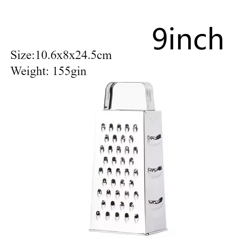 Multifunctional 4-Sided Stainless Steel Box Grater