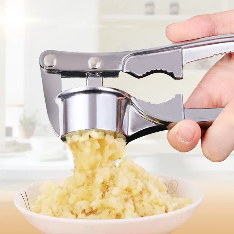 Stainless Steel Garlic Press Crusher Mincer