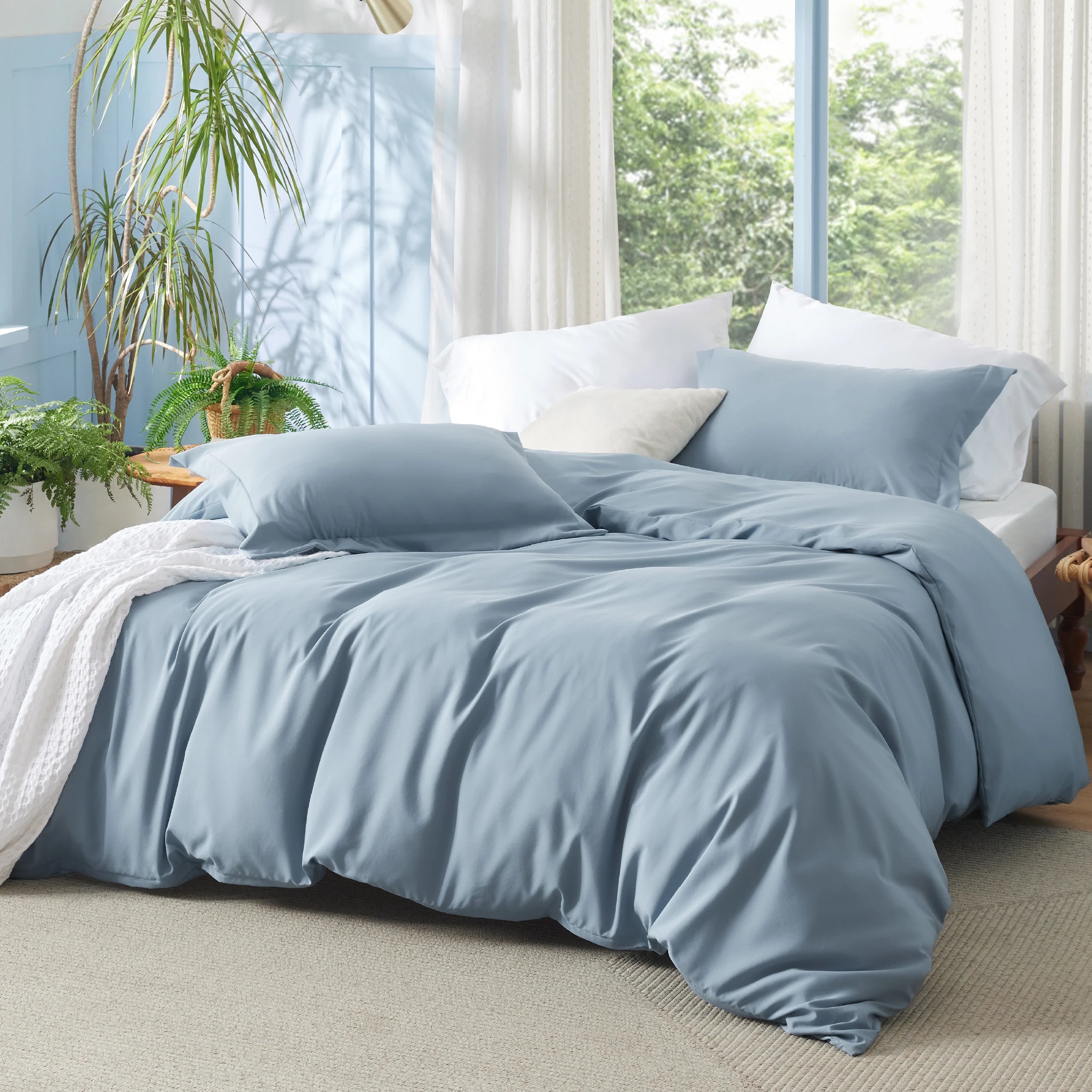 Bedsure Bamboo Cooling Duvet Cover Set