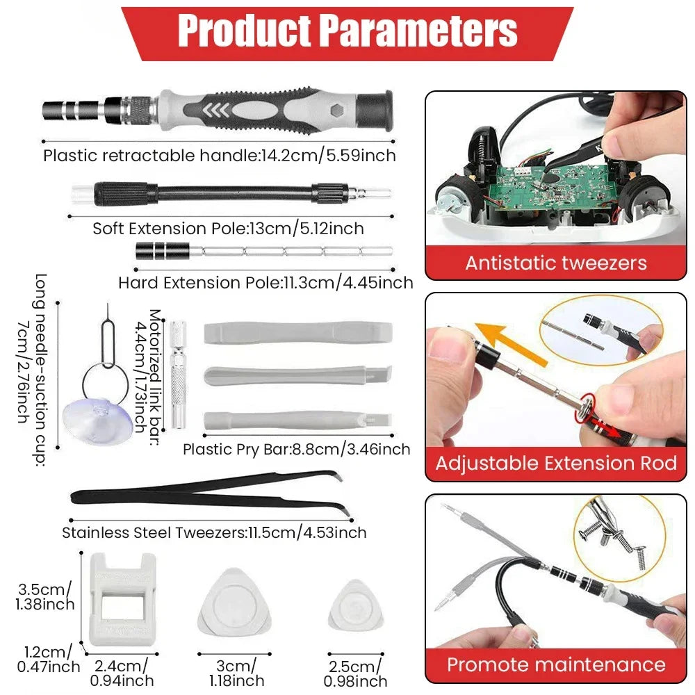 115-in-1 Precision Screwdriver Set