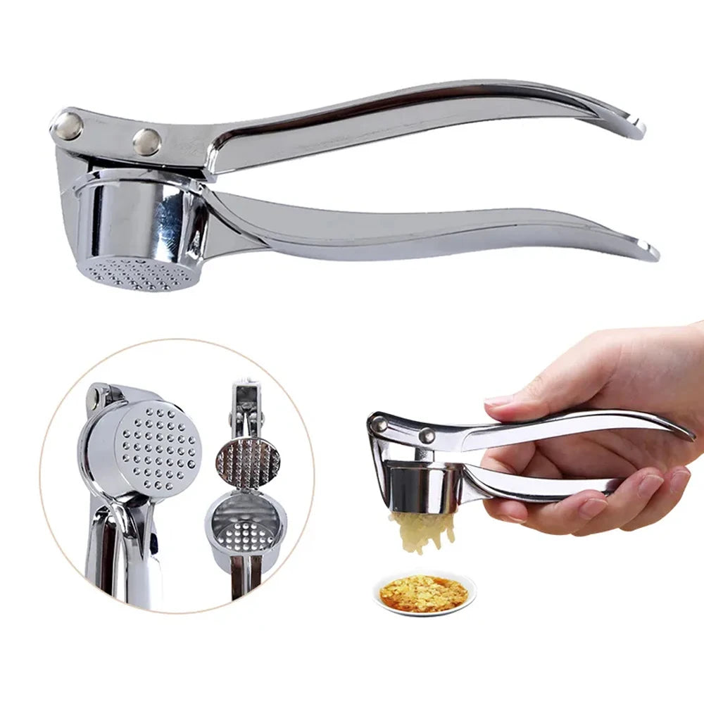 Stainless Steel Garlic Press Crusher Mincer