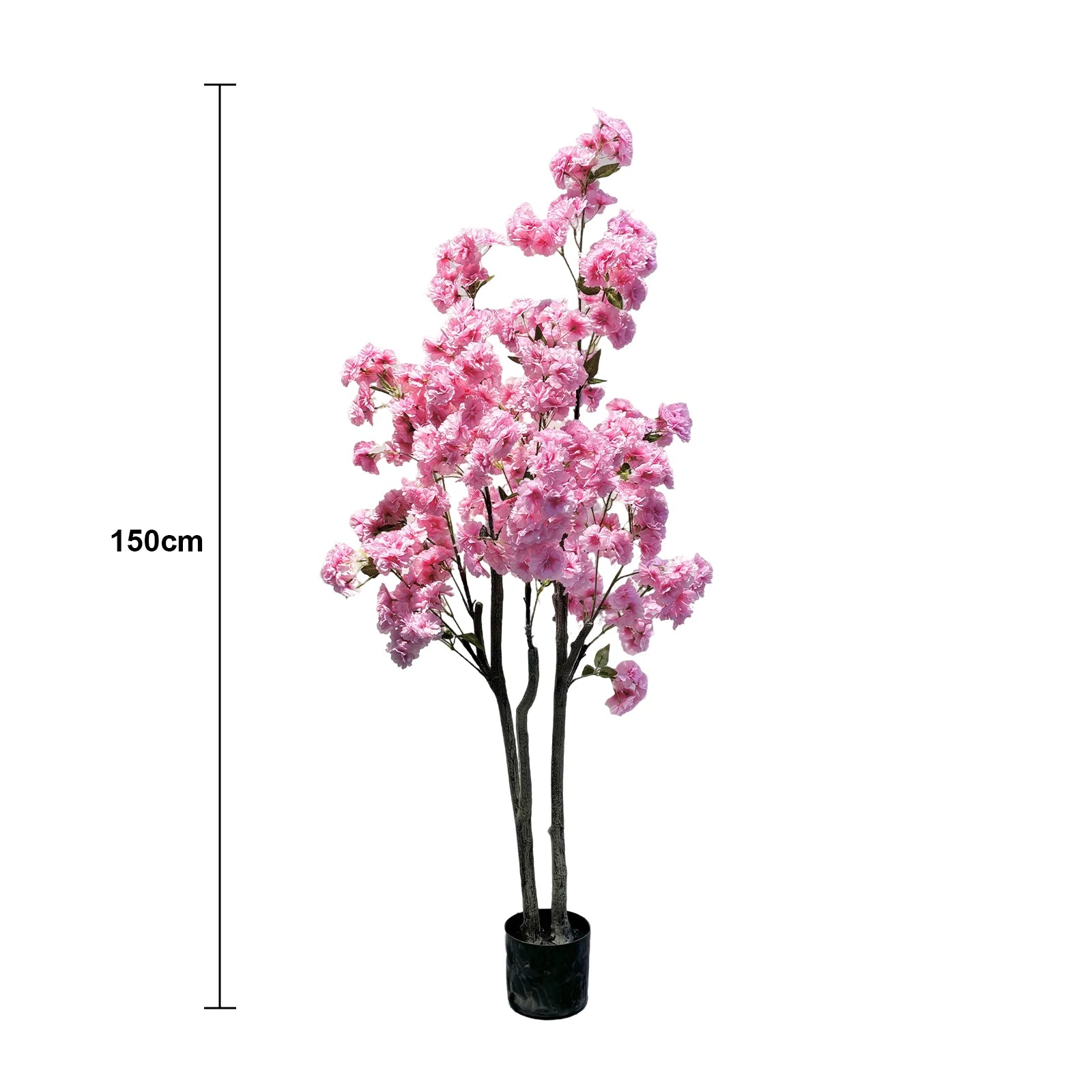 4.9ft Decorative Faux Cherry Blossom Tree in Pot