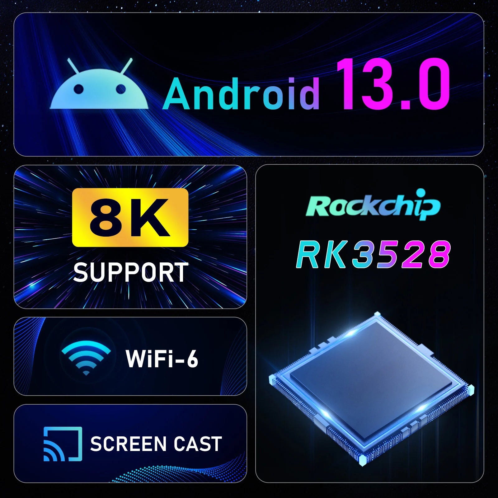 K98 PLUS Android 13.0 Smart TV Box