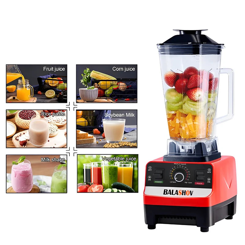 2000W Commercial Blender & Food Processor