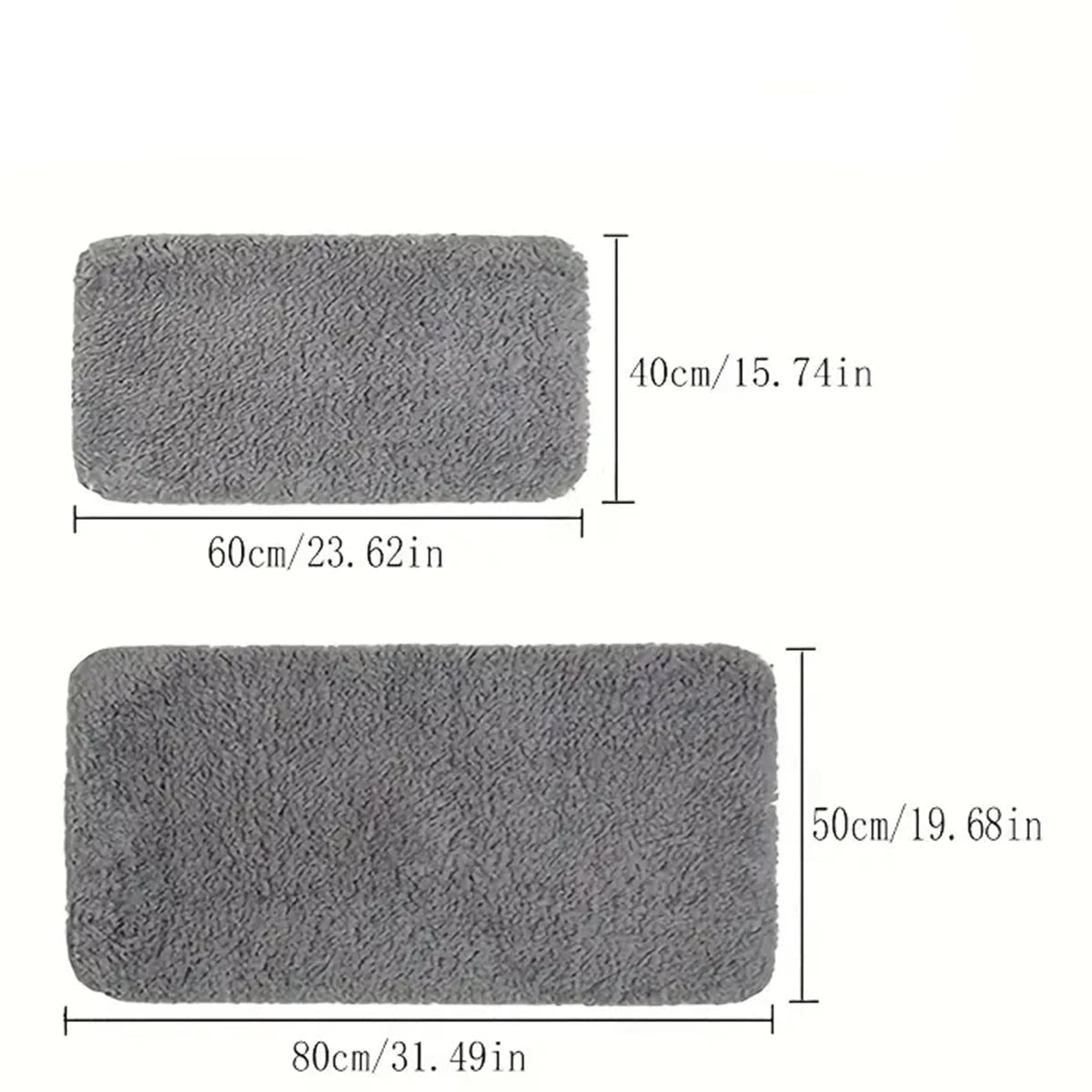 Anti-Slip Water Absorbent Bath Mat