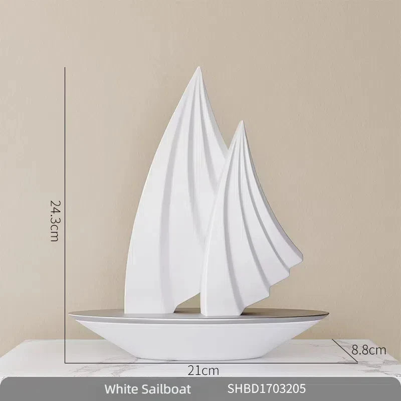 Luxury Smooth Sailing Wine Cooler Sailboat Ornament