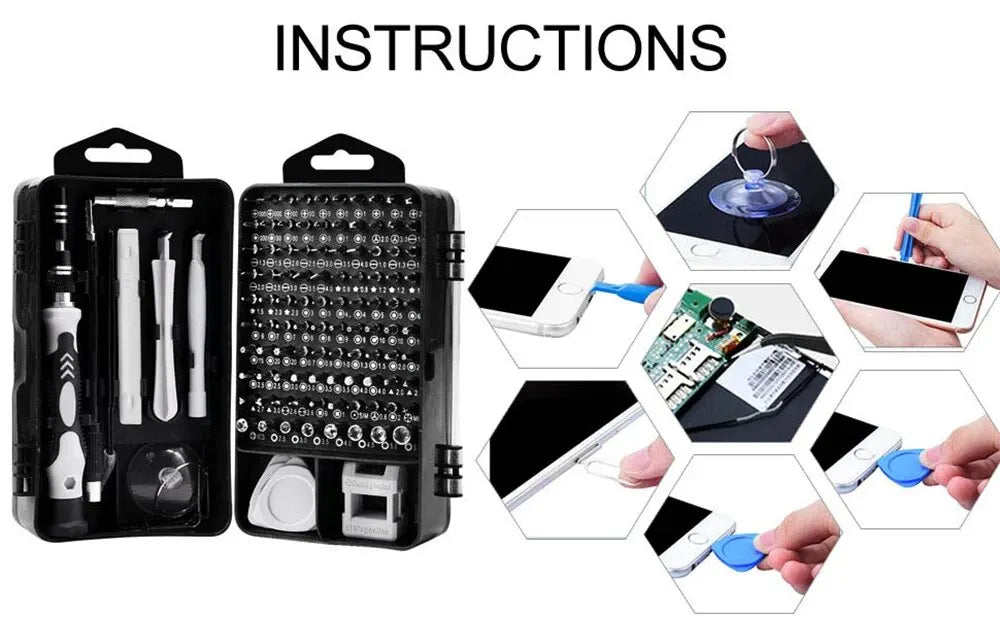 115-in-1 Precision Screwdriver Set