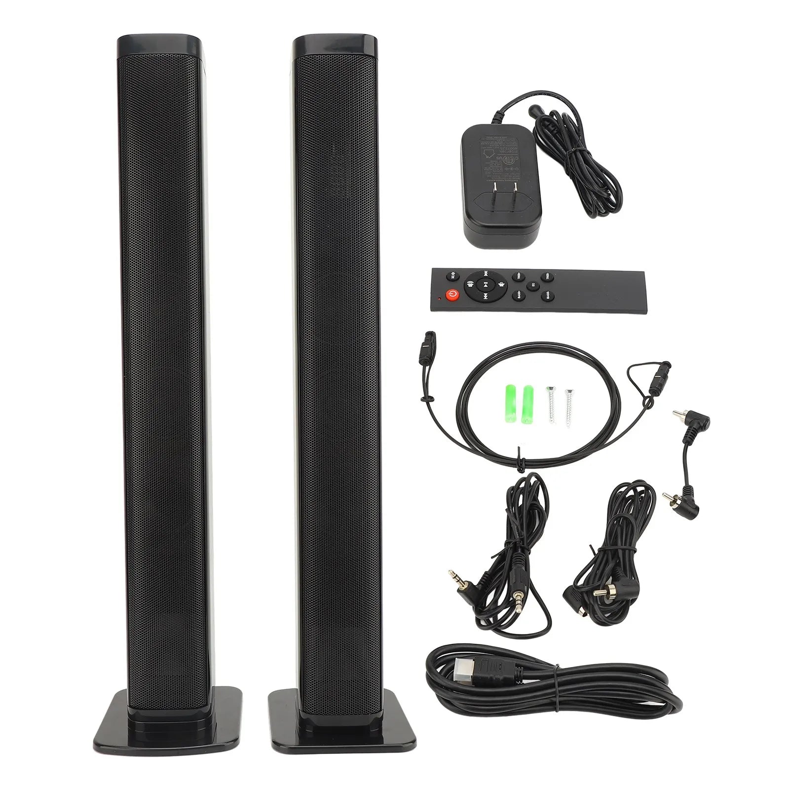 2-in-1 Separable Bluetooth Soundbar TV Speaker with HD Multimedia Cable