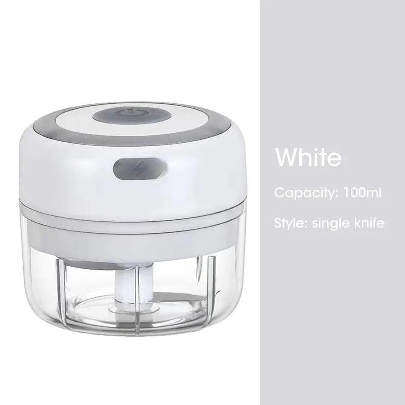 Mini Wireless Electric Garlic Crusher & Portable Chopper