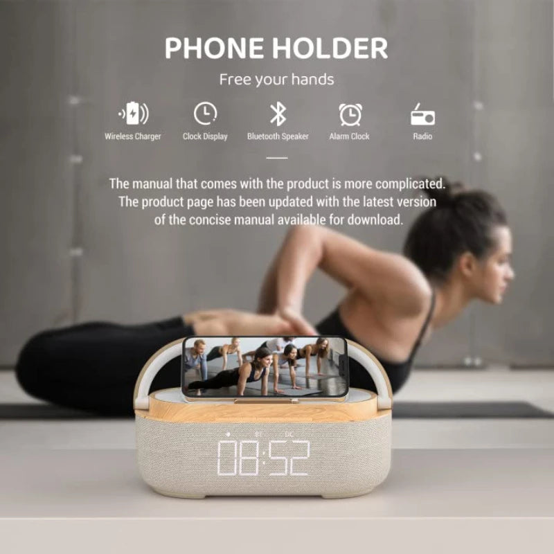 COLSUR S29 Bluetooth Speaker Alarm Clock