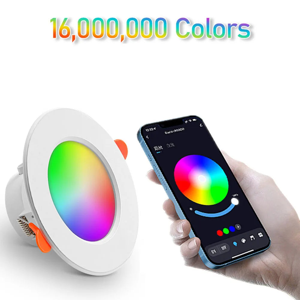 10W RGB Smart Recessed Panel Light