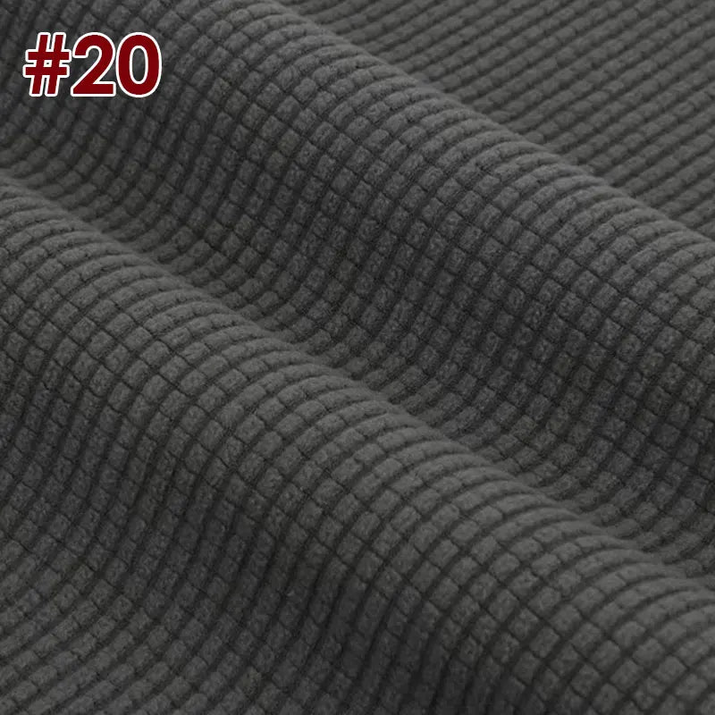 Polar Fleece Plaid Fabric for DIY Sewing & Sofa Covers