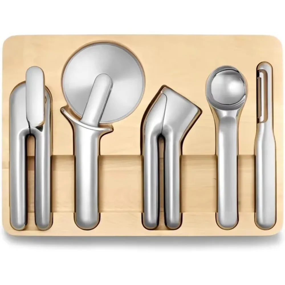 5-Piece Stainless Steel Kitchen Gadget Set