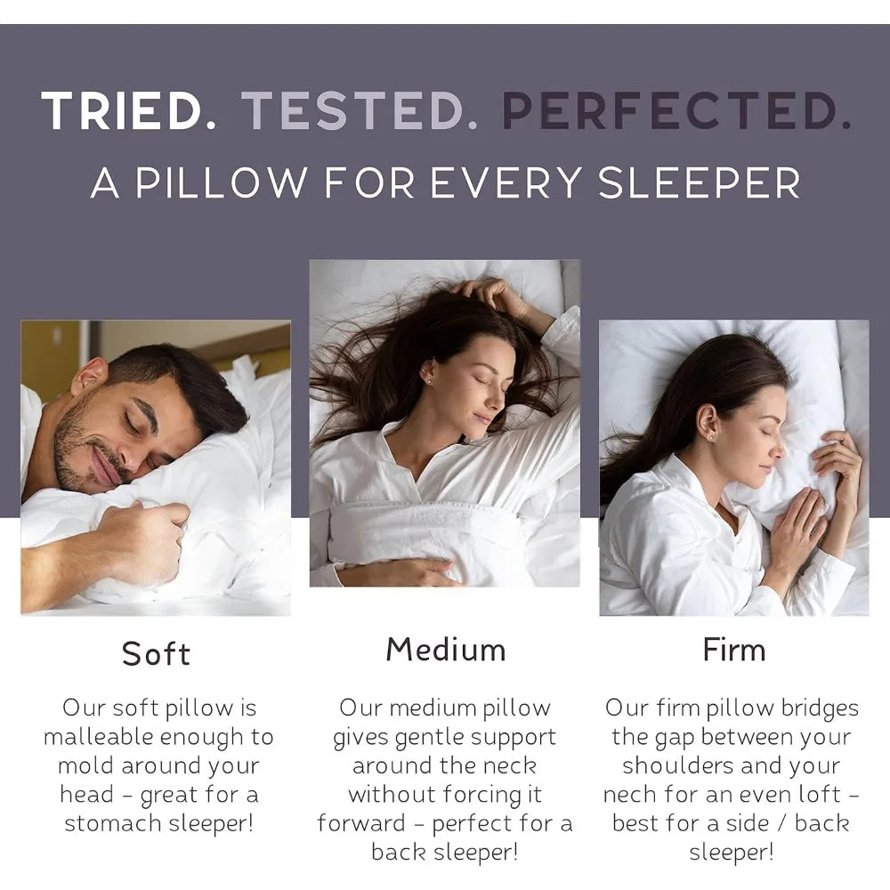 Canadian White Down Luxury Sleep Pillow