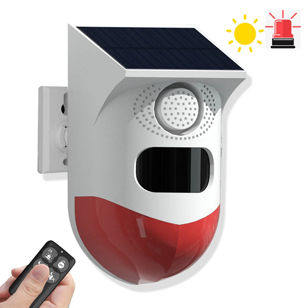 Solar Motion Sensor Alarm with Remote Control