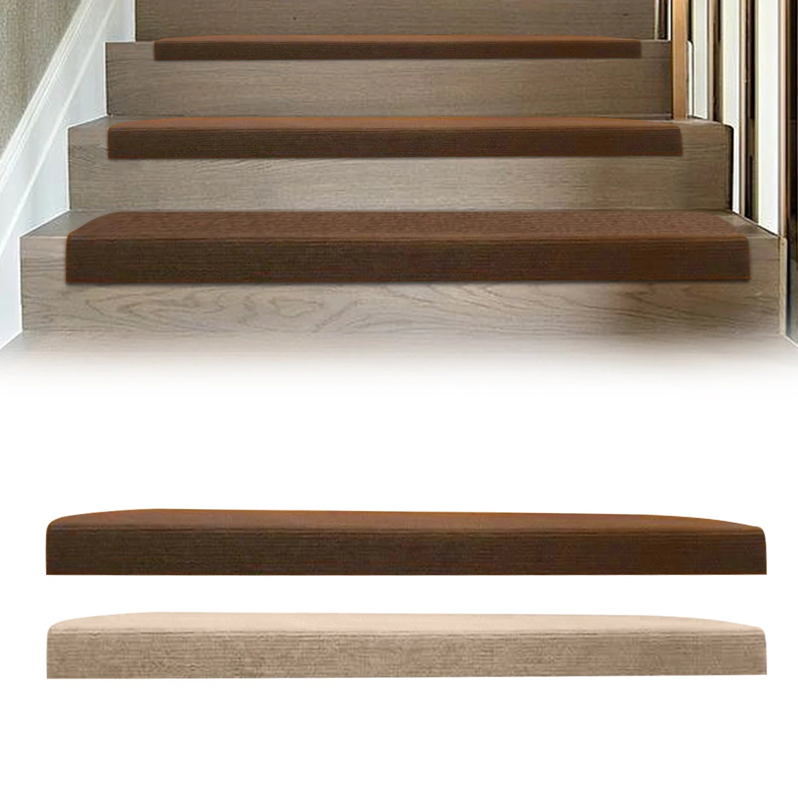 Carpet Stair Treads Non-Slip 13PCS for Indoor Protection