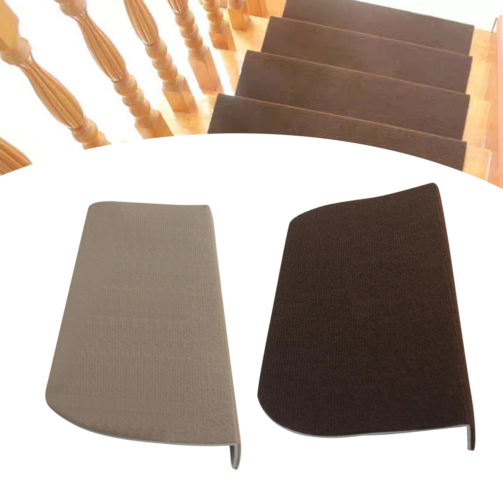 Carpet Stair Treads Non-Slip 13PCS for Indoor Protection